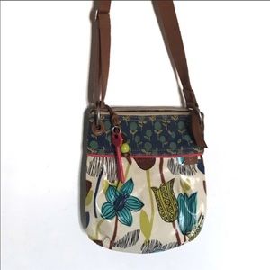 Fossil Floral Keyper crossbody bag